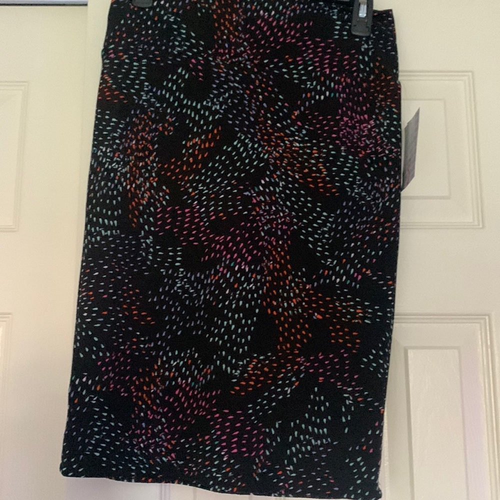 NWT LuLaRoe Multi Color Print Skirt Size Small